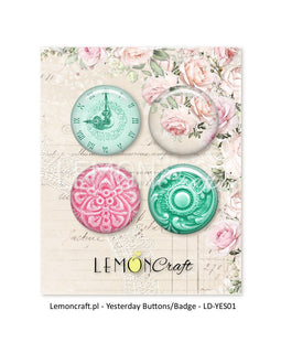 Yesterday Buttons - Self Adhesive LD-YES01