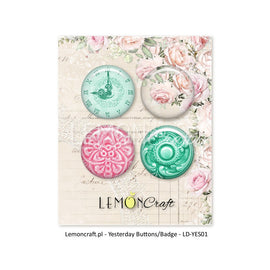 Yesterday Buttons - Self Adhesive LD-YES01