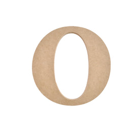 O - 9cm Wooden Letter
