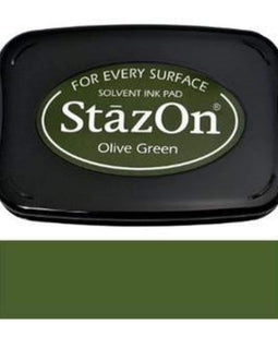 Olive Green Staz On Solvent Ink pad SZ-51**