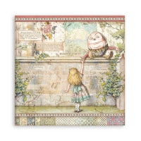 Humpty Dumpty Double Sided 12 x 12 Paper Alice Through The Looking Glass Collection SBB820