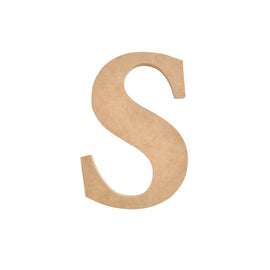 S - 9cm Wooden Letter
