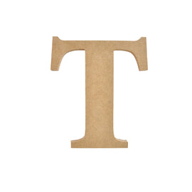 T - 9cm Wooden Letter