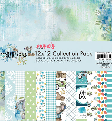 Hey Baby Boy Collection Pack 12x12 UCP2363