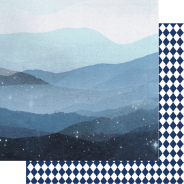 Blue Mountains Paper - Collection Moody Blues 12x12 UCP2380