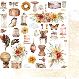 Marigold Paper - Boho Picnic Collection UCP2406