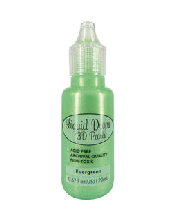 Ultimate Crafts Liquid Drops 3D Pearls - Evergreen