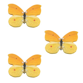 Ultimate Crafts Paper Butterflies - BB - Cream Layered Butterflies (3pc)