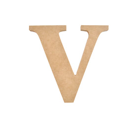 V - 9cm Wooden Letter