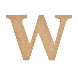 W - 9cm Wooden Letter