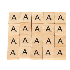 Alphabet Scrabble Tiles (Wooden)