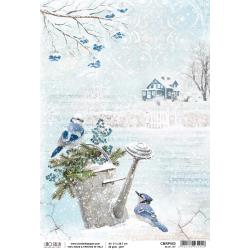 Blue Jay - Time For Home Rice Paper A4 CBRP053