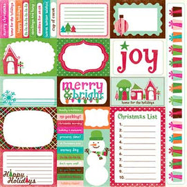 Echo Park - Journaling Cards - Holly Jolly Christmas Collection (HJ20013)