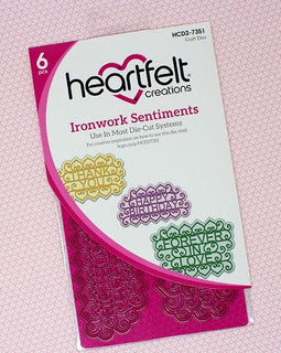 Ironwork Sentiments Die (HCD2-7351)