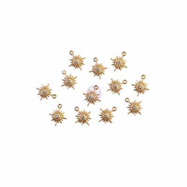 Snowflakes Metal Charms - 12pcs (655350996598)