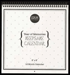 Year of Memories Keepsake 8 x 8 Calendar with Sleek & Snappy Months & Dates (SRC48081)