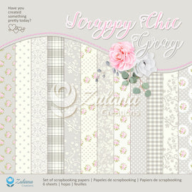 Scrappy Chic Gray Paper Pad PIZ884